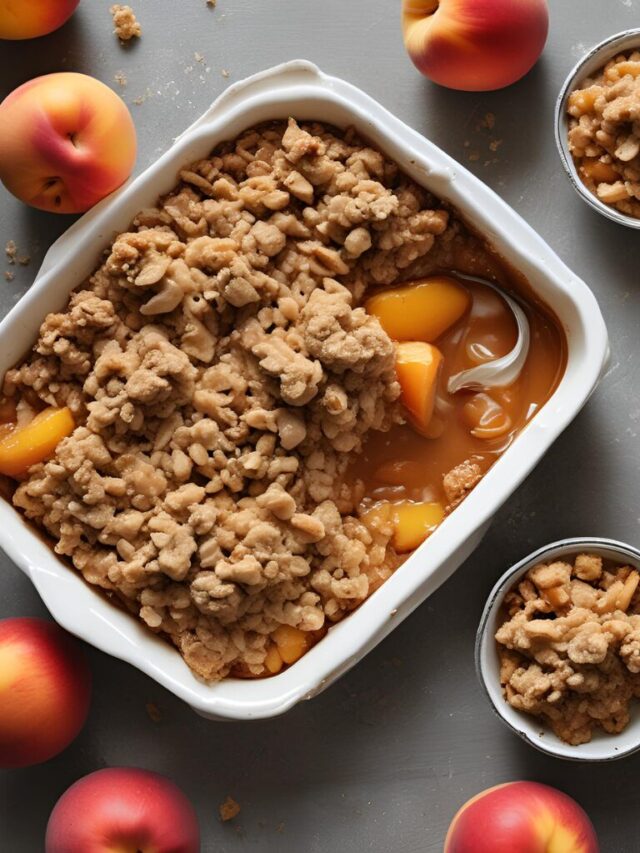 What to Serve with Peach Crisp