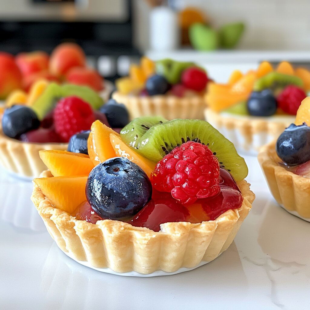 Mini Fruit Tarts Recipe Fresh Berries and Cream!