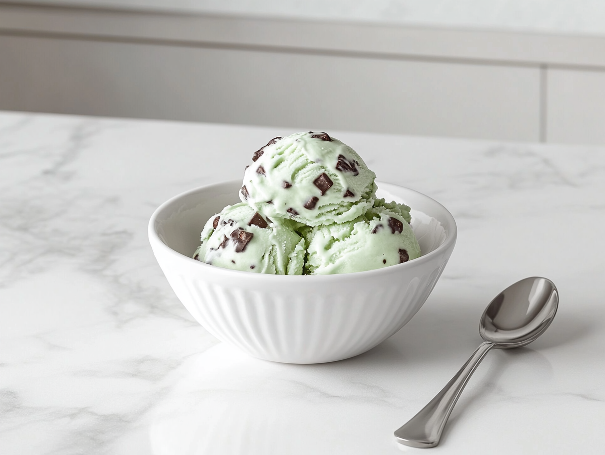 Mint Chocolate Chip Ice Cream Recipe