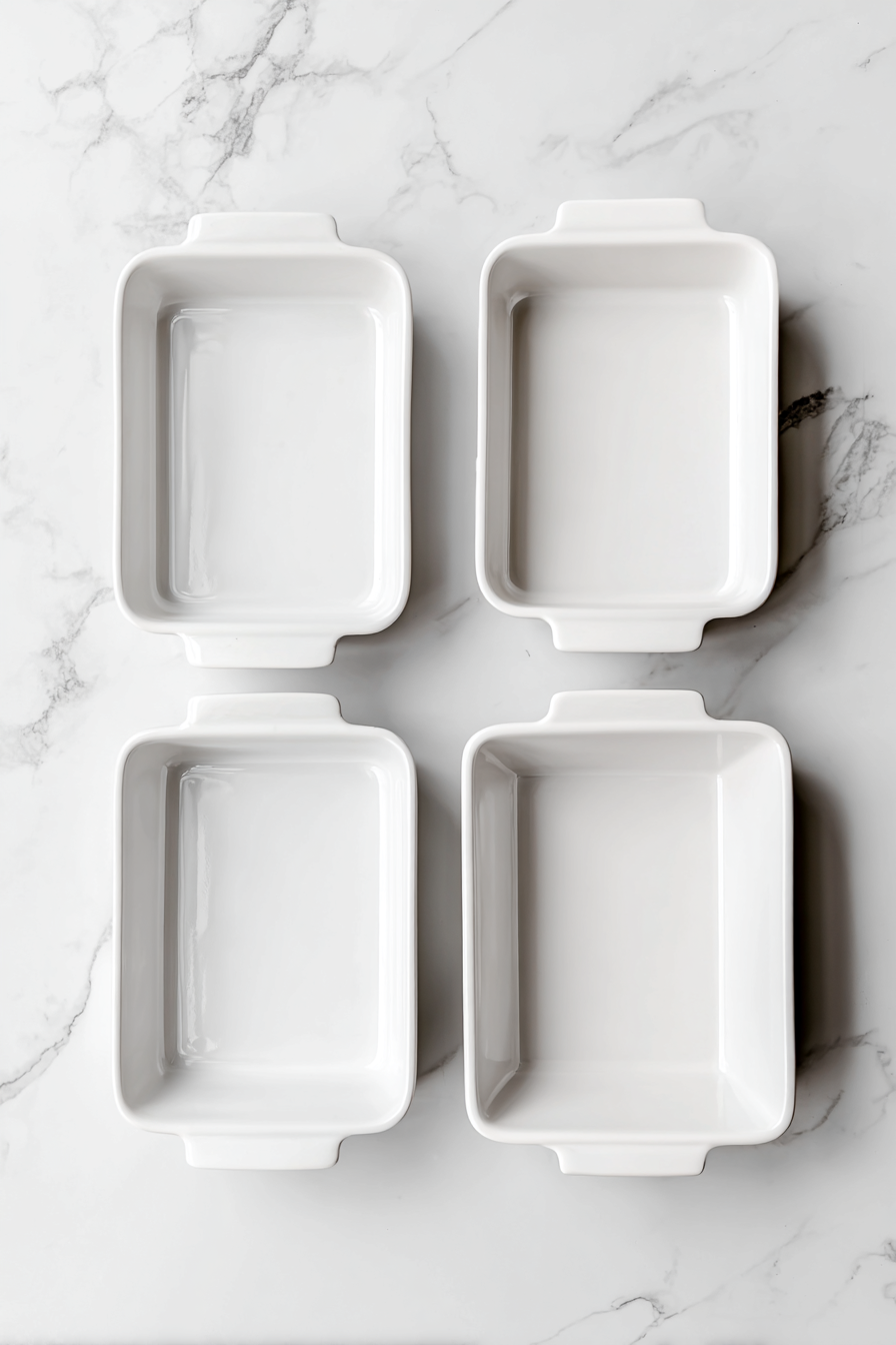 Preheat oven to 425°F (220°C). Coat baking dishes with cooking spray.