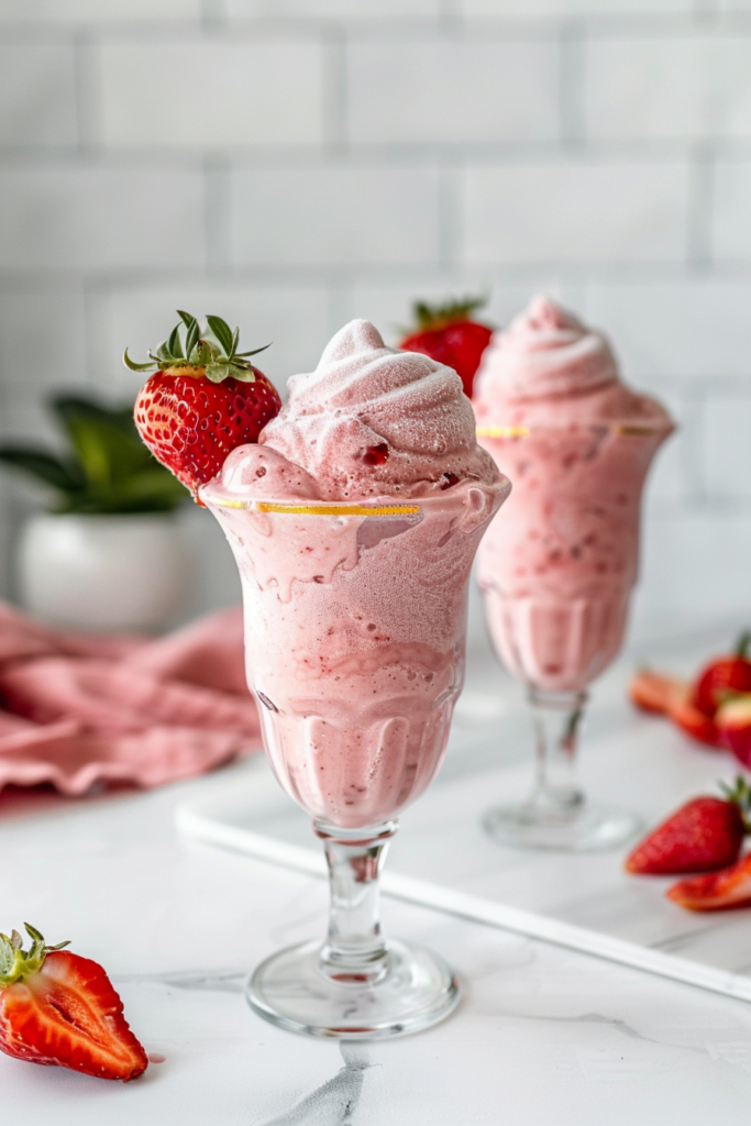 What To Serve With Strawberry Julius