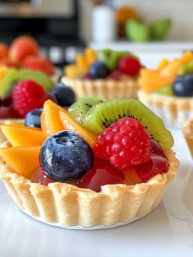 Mini Fruit Tarts Recipe Fresh Berries and Cream!