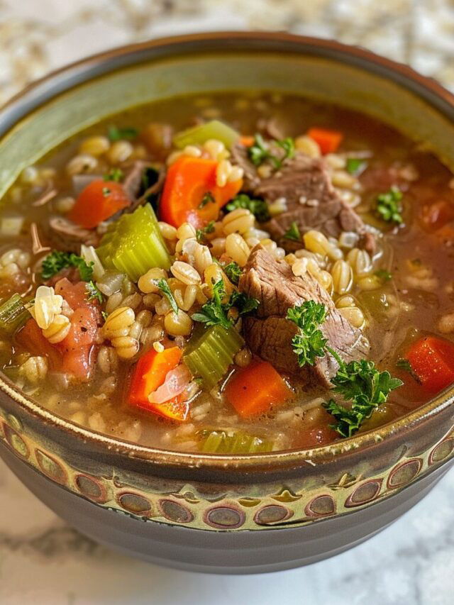 What To Serve With Beef Barley Soup