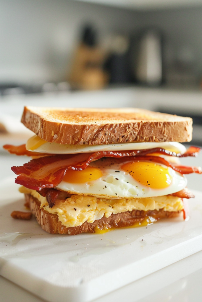 Bacon, Egg, And Cheese Sandwich Recipe (A Classic New York Breakfast)