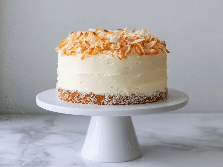 Buttercream-Coconut Cake Recipe
