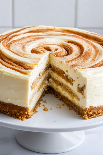 Cinnamon Roll Cheesecake