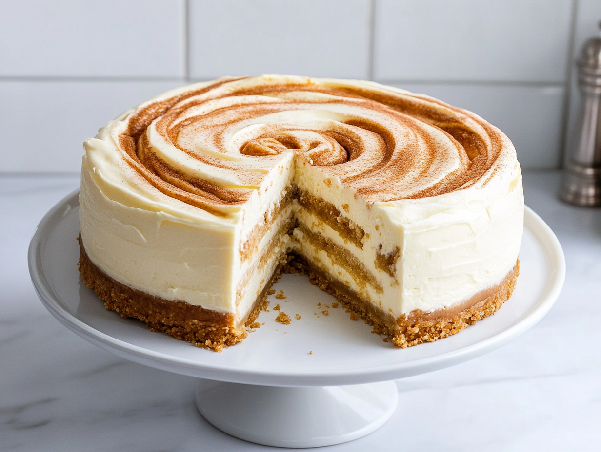 Cinnamon Roll Cheesecake