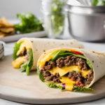 Grilled Cheeseburger Wraps Recipe