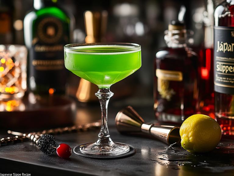 Japanese Slipper Recipe A Refreshing Melon Cocktail Classic!
