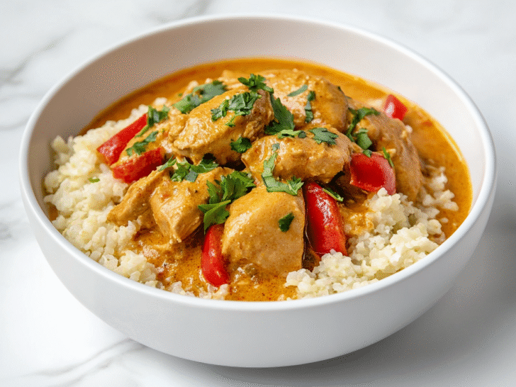 Keto Coconut Curry Chicken Recipe