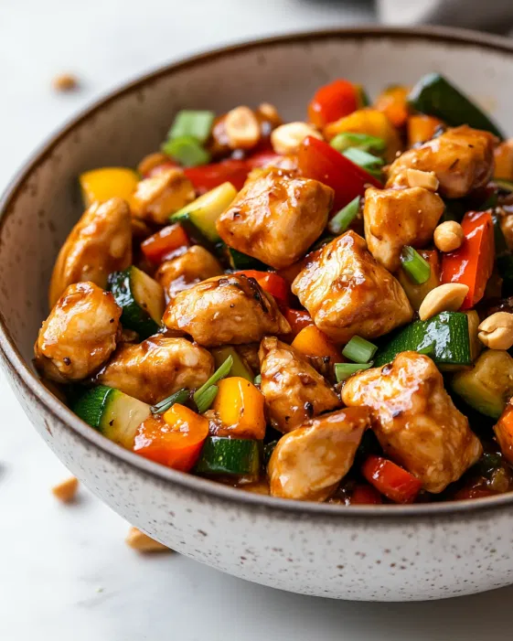 Keto Kung Pao Chicken