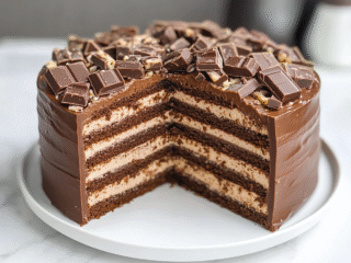 Kit Kat Crunch Cake Recipe