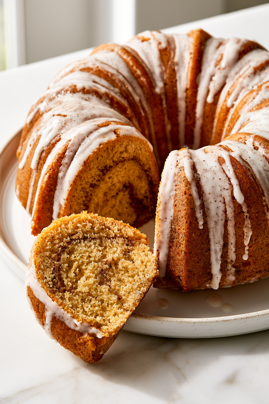 Serve Cinnamon Swirl Bundt Cake