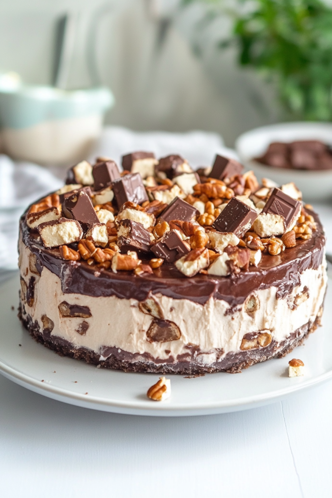 What To Serve With Snickers Cake