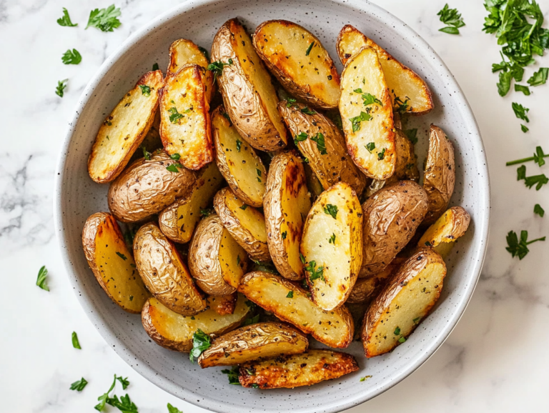 Spud-tacular Crunch: Air Fried Fingerlings That'll Have You Waving Goodbye To Oil