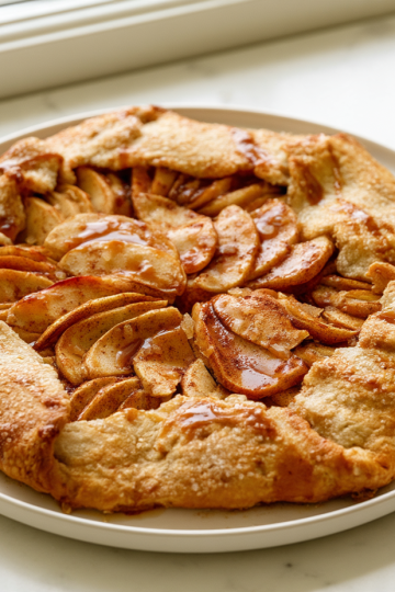 Apple Galette with Crystallized Ginger Recipe