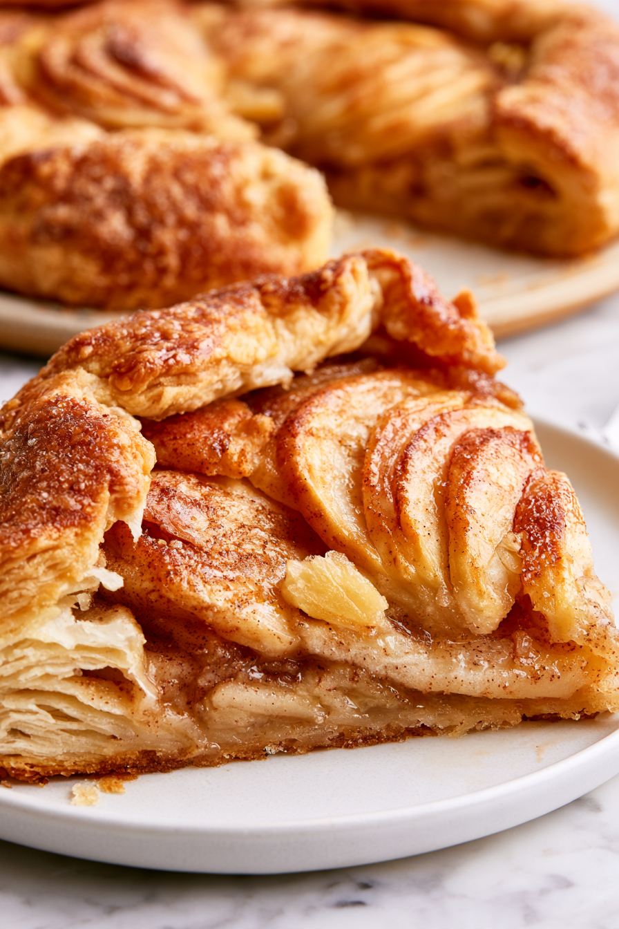 Apple Galette with Crystallized Ginger