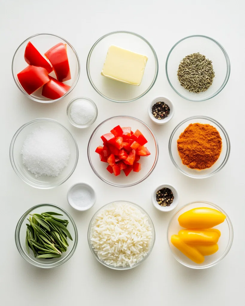 Best Cajun Rice Recipe ingredients