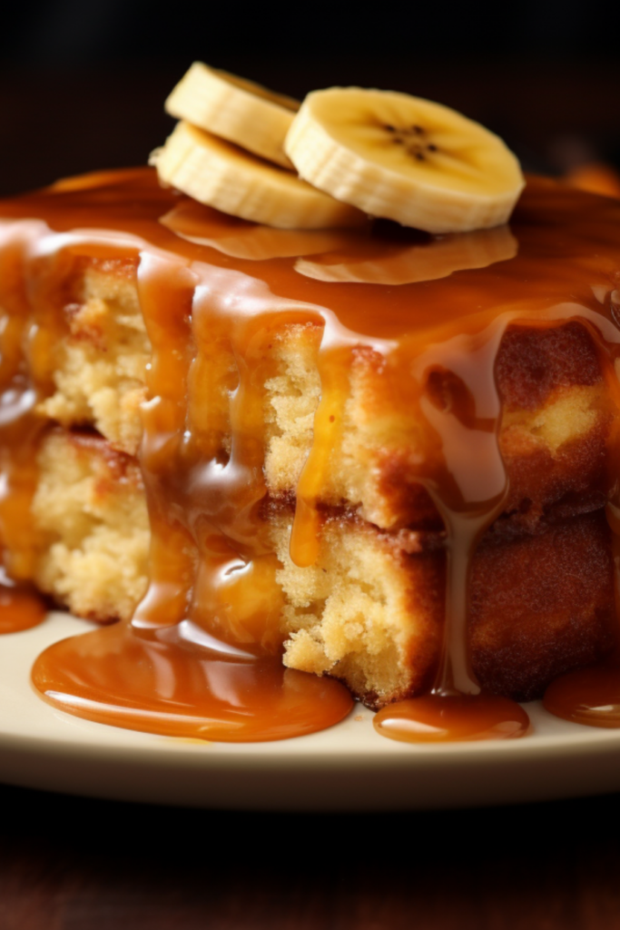 Caramel Banana Cake Recipe