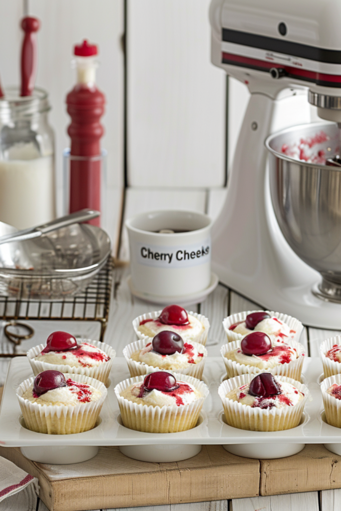 Cherry Cheesecake Cupcakes