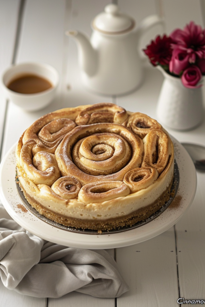 Cinnamon Roll Cheesecake Recipe