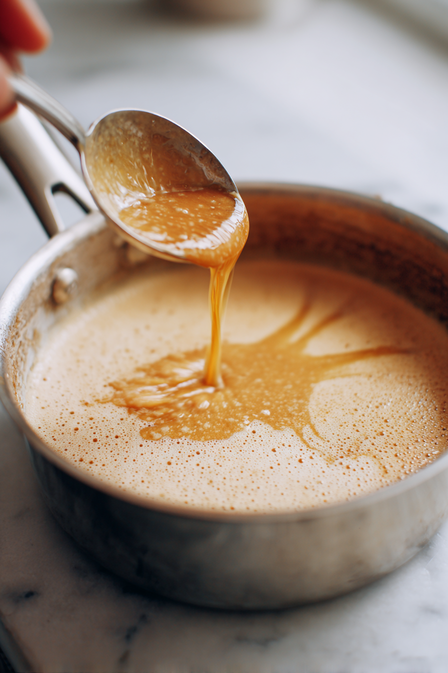 Cook the mixture, stirring constantly, until it thickens