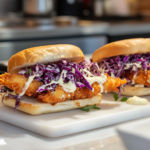 Crispy Fish Sandwich with Charred Jalapeño-Lime Sauce Recipe