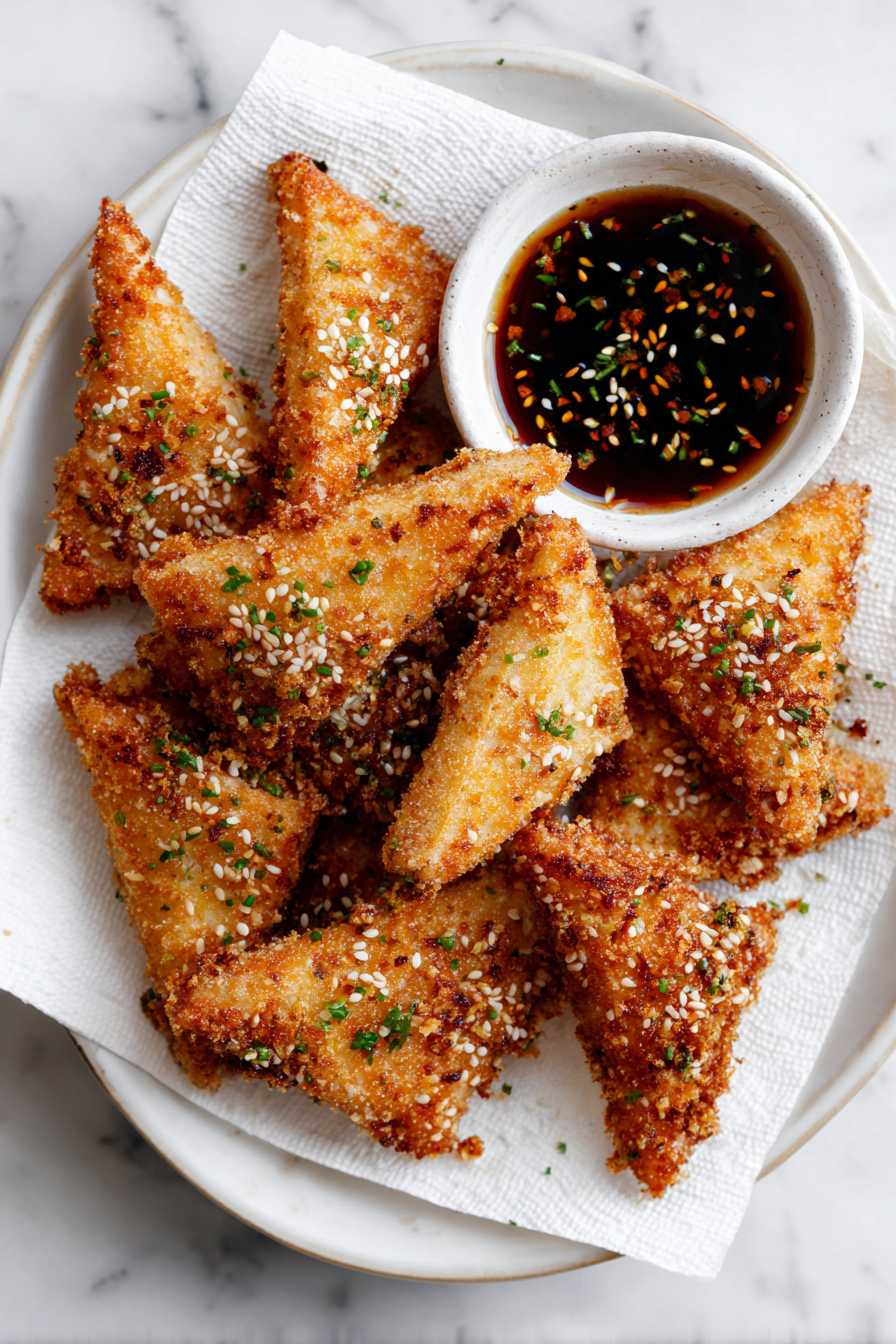 Drain on paper towels and serve warm.