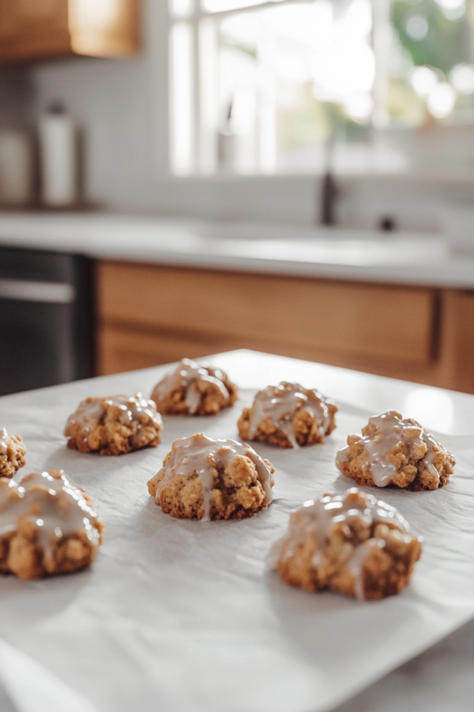 Glazed Apple Cookies