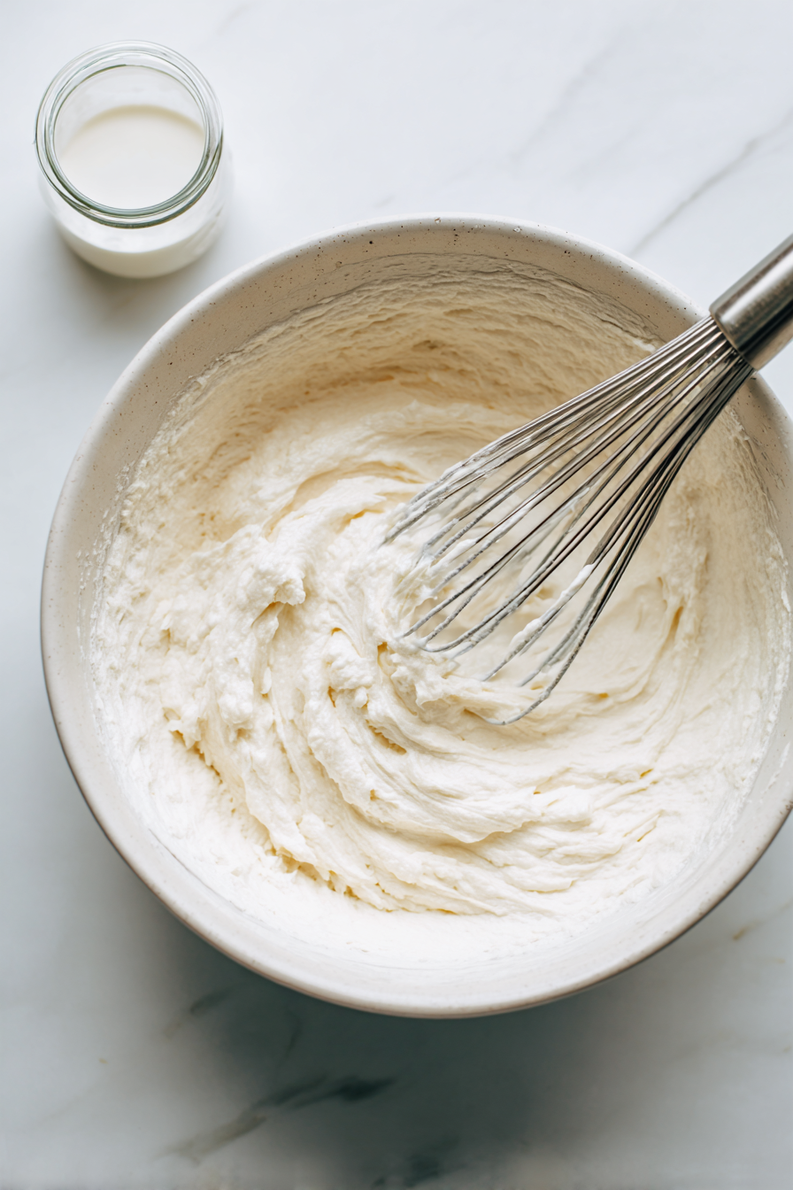 Gradually add the dry ingredients to the wet ingredients