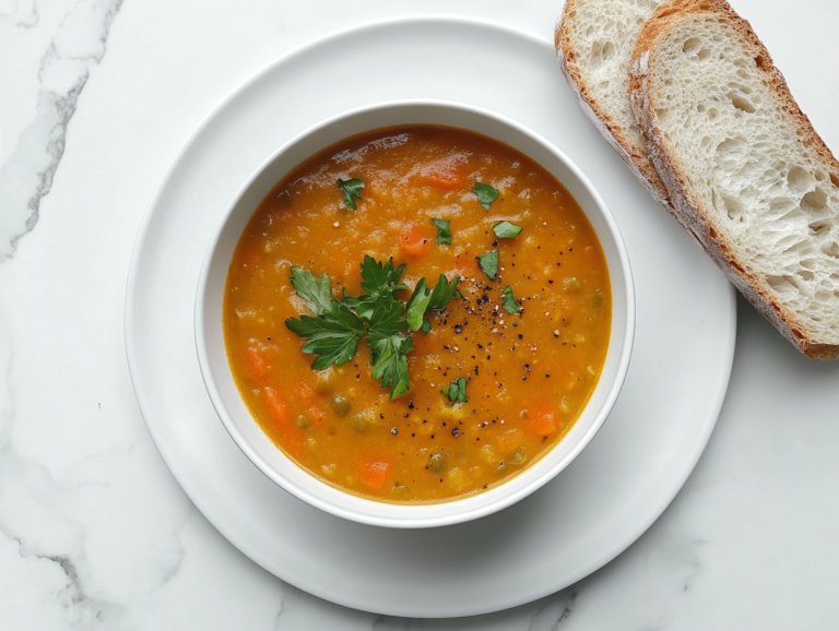 Hearty Split Pea Soup Recipe is ready