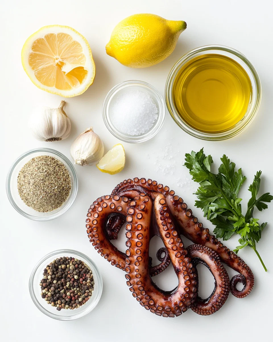 Homemade Grilled Octopus