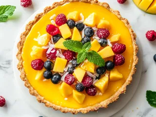 Mango Curd Tart Recipe