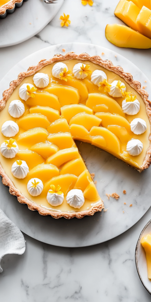 Mango Curd Tart Recipe