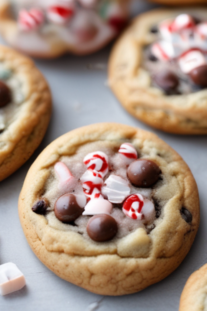 Peppermint Chocolate Chip Cookies