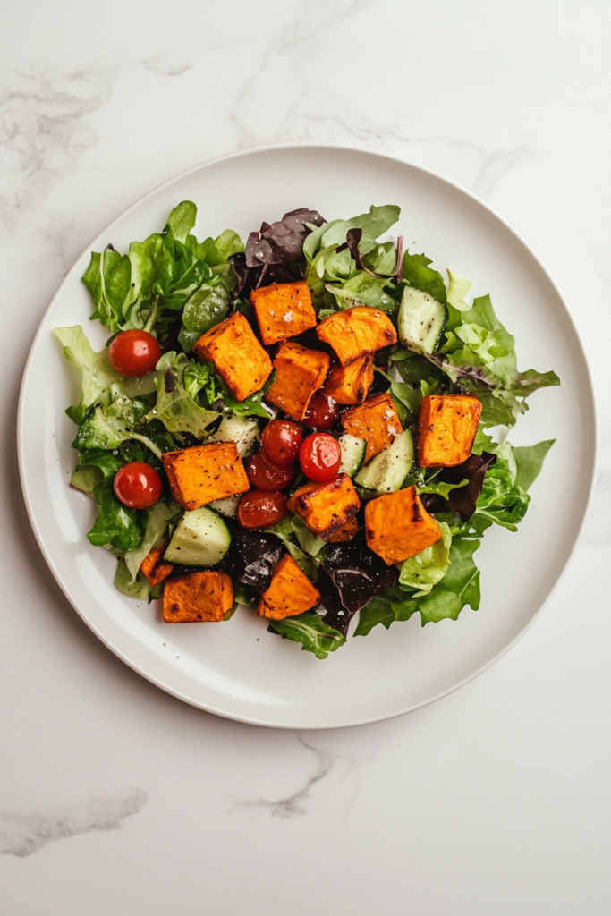 Raw and Roasted Dinner Salad