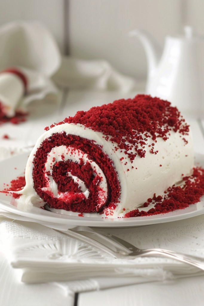 Red Velvet Cake Roll Recipe