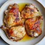 Roasted Saffron Lemon Chicken Recipe