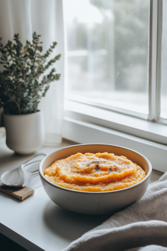 Roasted Sweet Potato Grits Recipe