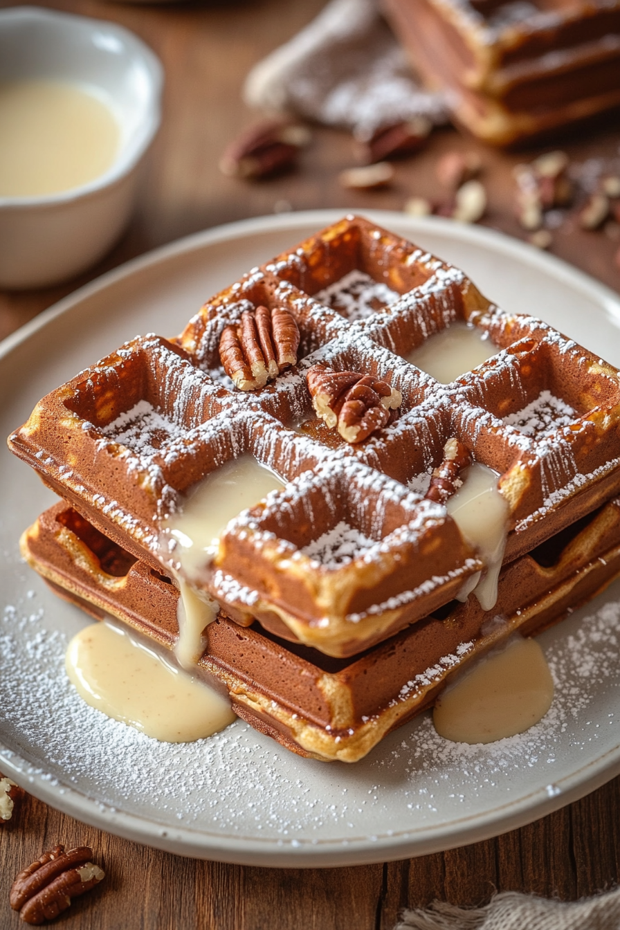 Serve Gingerbread Waffles