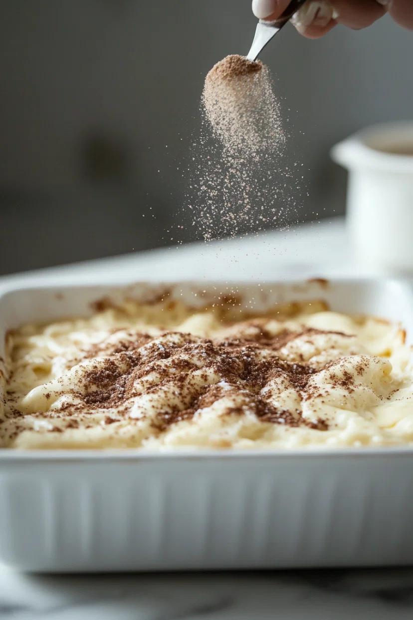 Sprinkle cinnamon sugar evenly over the butter.