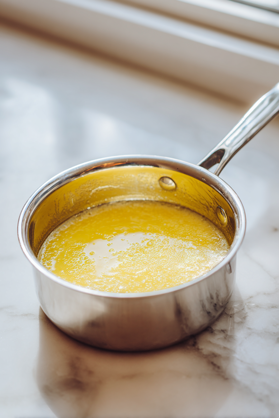 Stir in the cream mixture and sherry