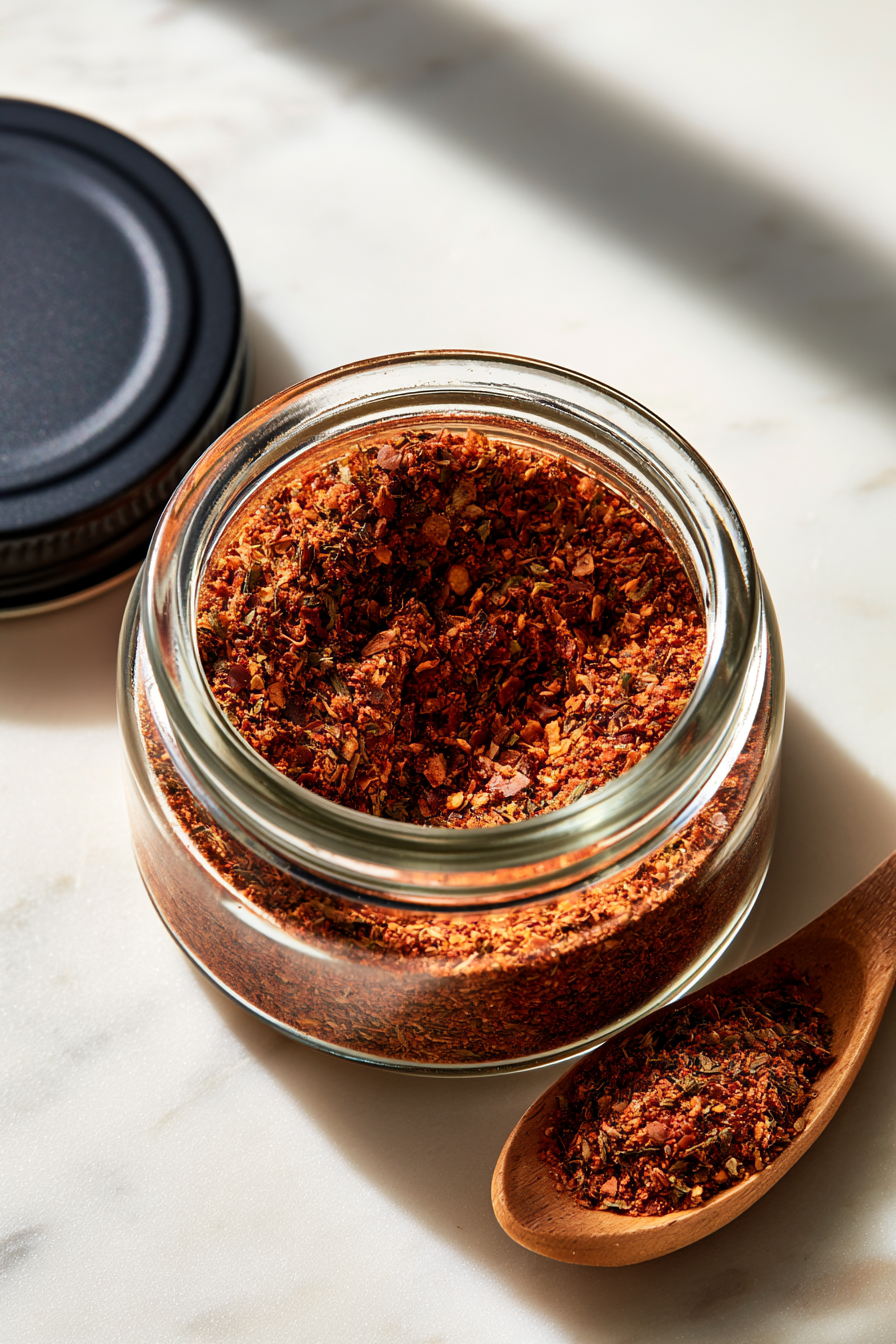 Store the seasoning in a cool, dry place until ready to use