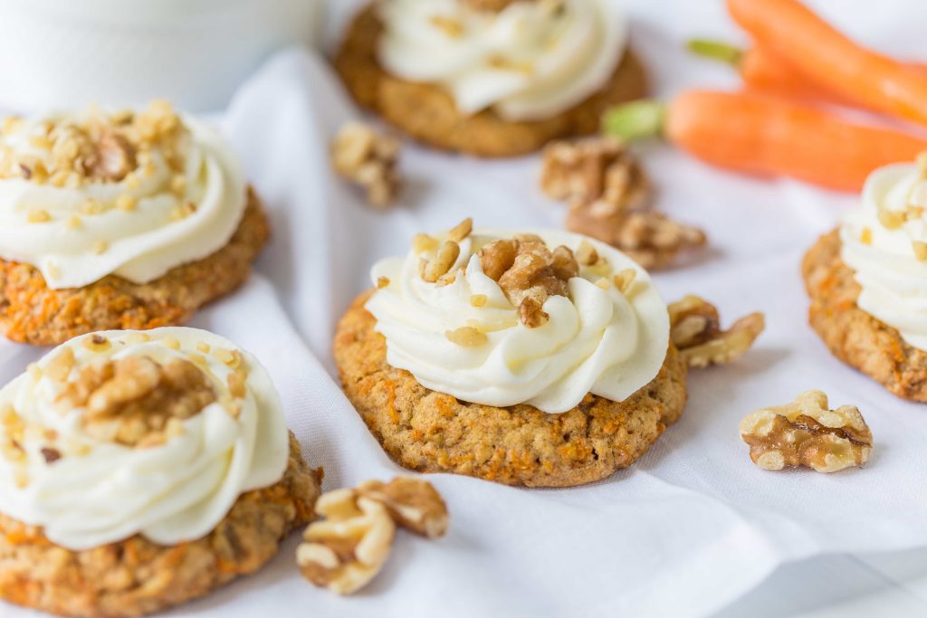 Walnut Carrot Cake Cookies