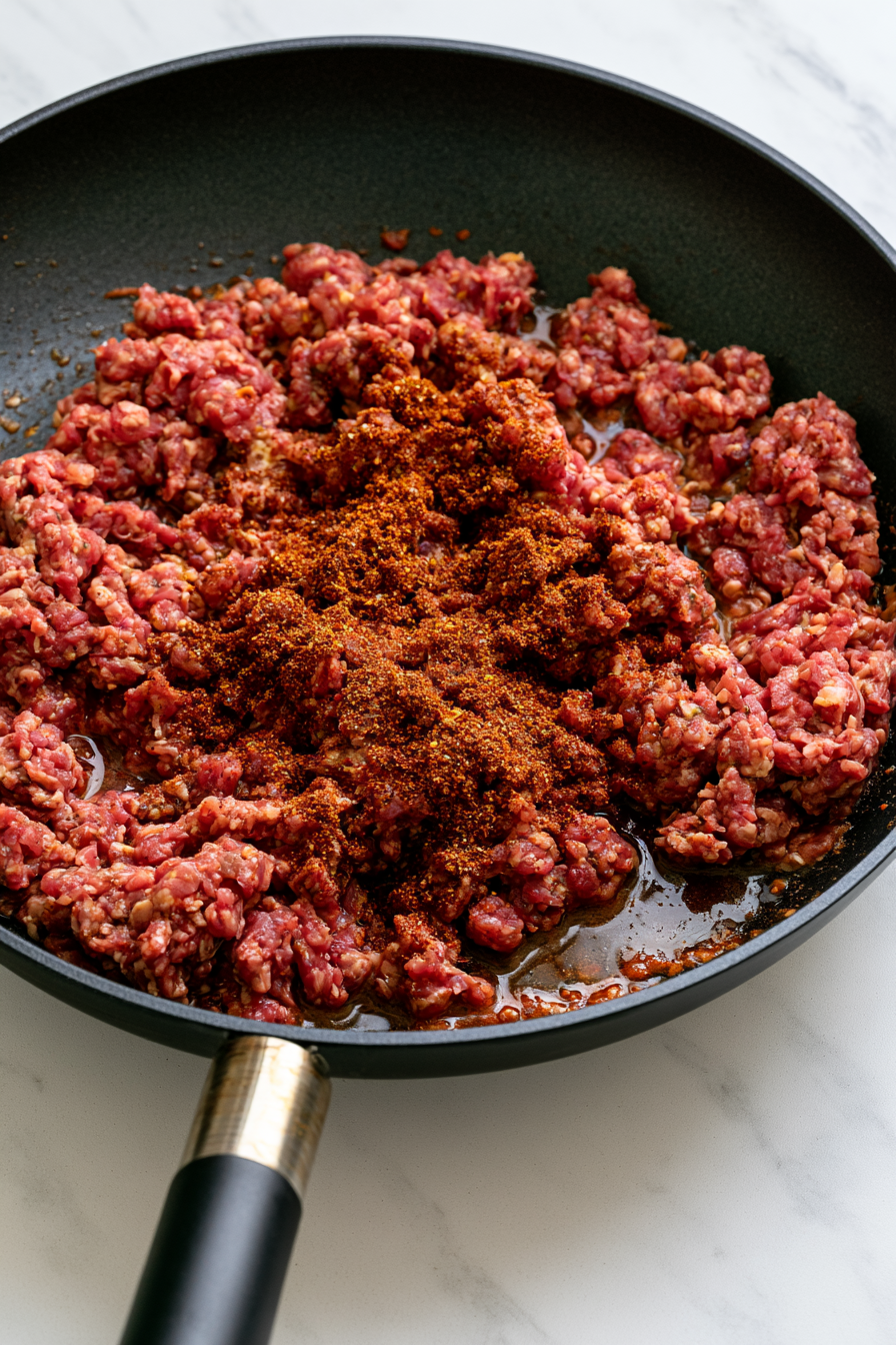 When cooking, sprinkle the seasoning over your meat or vegetables as they cook
