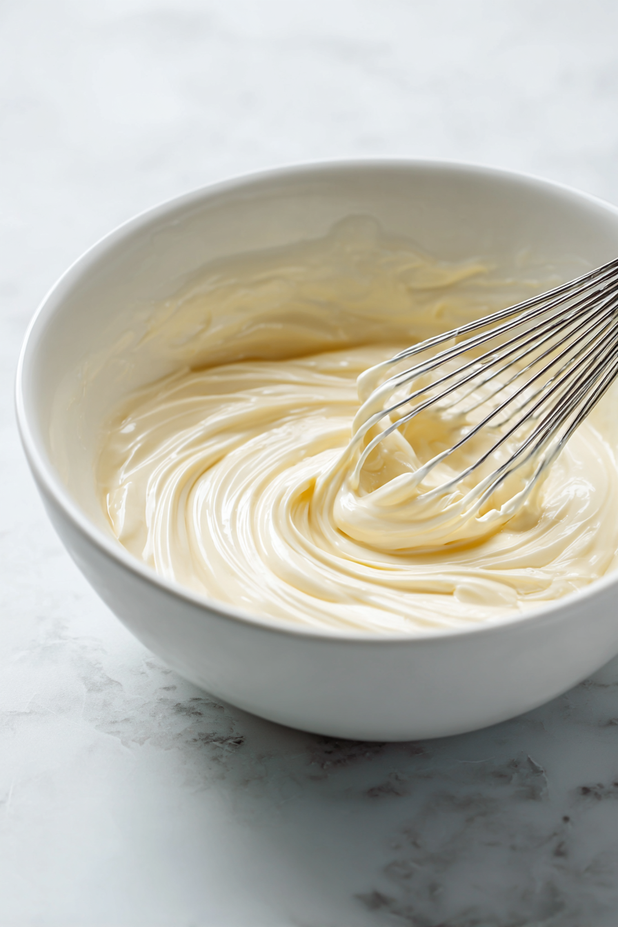 Whisk in Hellmann's Mayonnaise