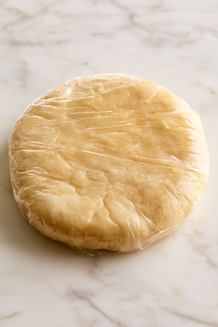Wrap dough in plastic and refrigerate for at least 1 hour