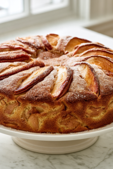 Apple-Rum Spice Cake Recipe