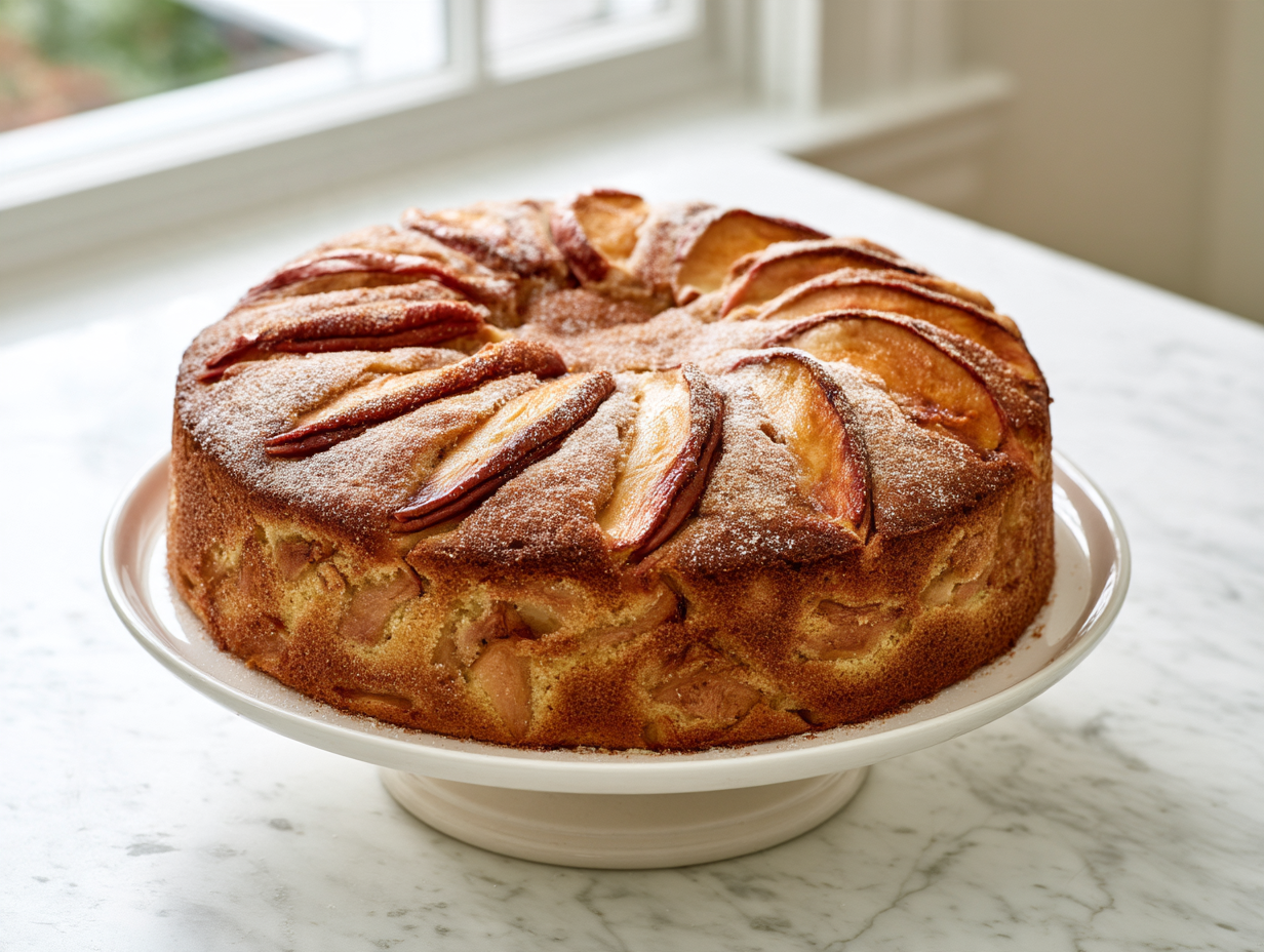 Apple-Rum Spice Cake Recipe