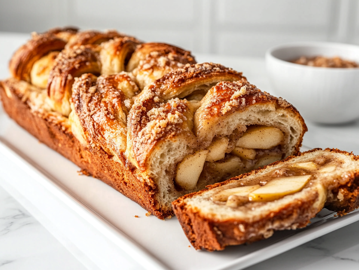 Cinnamon-Apple Babka Recipe